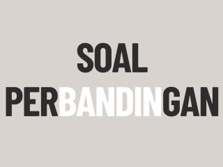 Soal Perbandingan